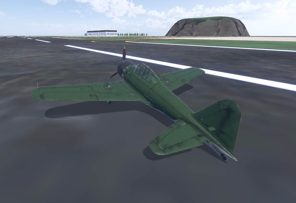 【VRChat想定】零式艦上戦闘機B-ZERO52/62【飛行可能3Dモデル】