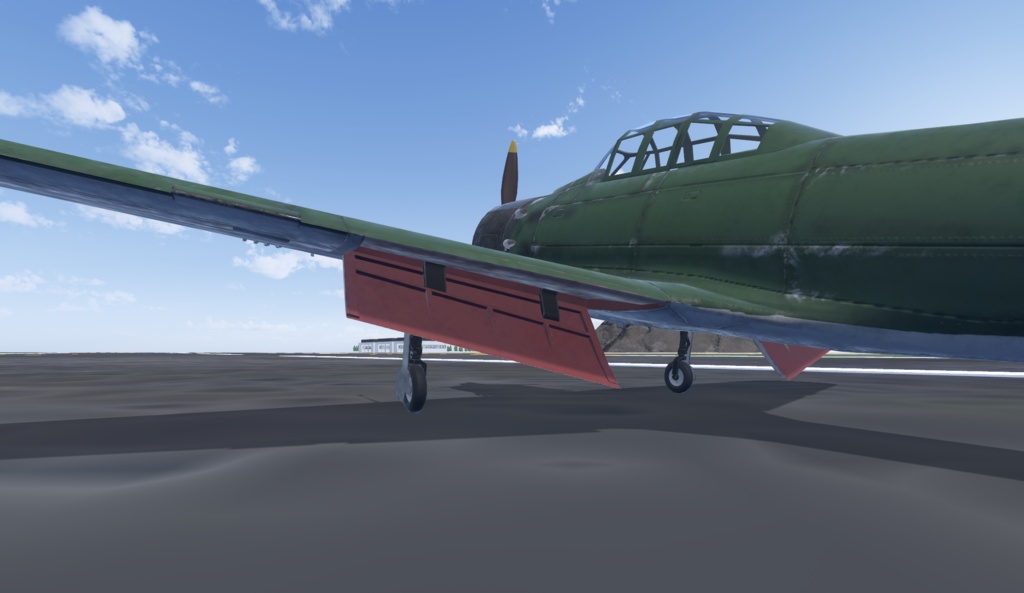 【VRChat想定】零式艦上戦闘機B-ZERO52/62【飛行可能3Dモデル】