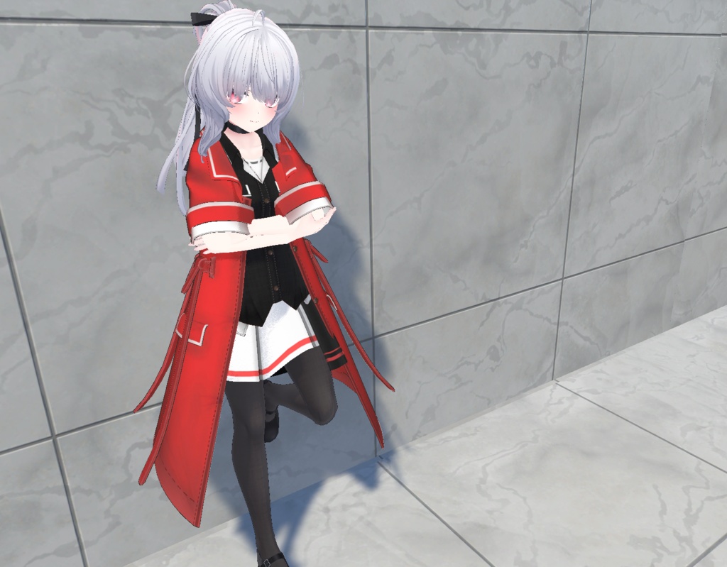 【20アバター対応、MA対応】私服なコートコーデ【VRChat想定 衣装3Dモデル】