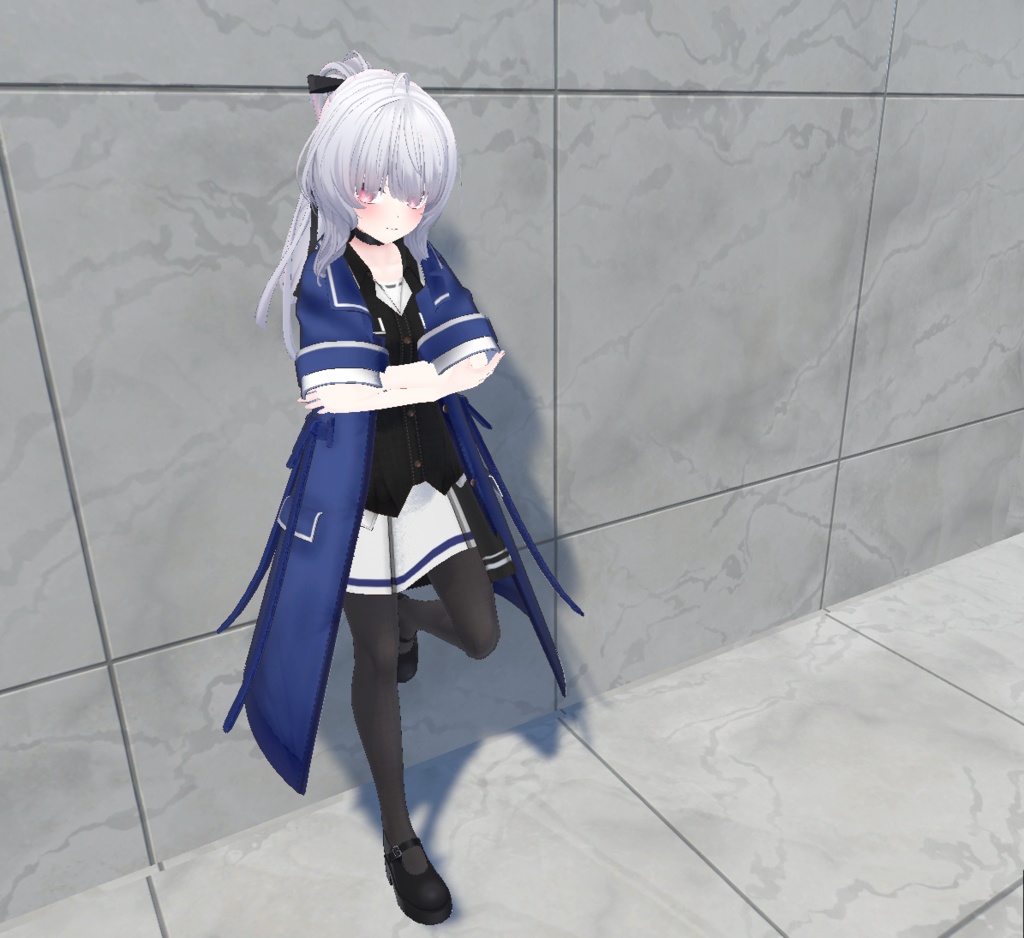 【20アバター対応、MA対応】私服なコートコーデ【VRChat想定 衣装3Dモデル】