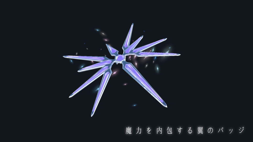 【VRChat想定一部MA対応】「近代」魔法使いの所持品セット (9点セット)【3Dモデル】