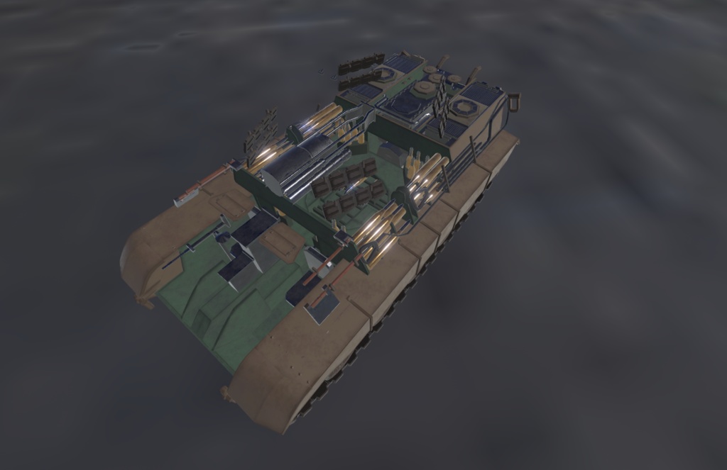 【VRChat想定】B-TE2(ティーガー2)【操作可能モデル】