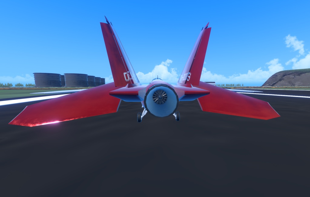 【VRChat想定】高等ジェット練習機 B-T7A【飛行可能3Dモデル】
