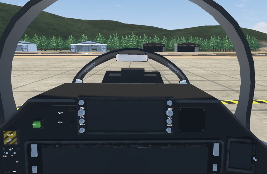 【VRChat想定】高等ジェット練習機 B-T7A【飛行可能3Dモデル】