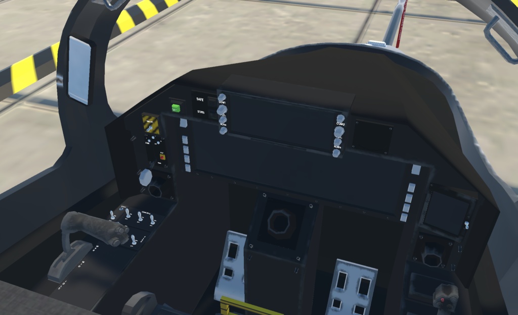 【VRChat想定】高等ジェット練習機 B-T7A【飛行可能3Dモデル】