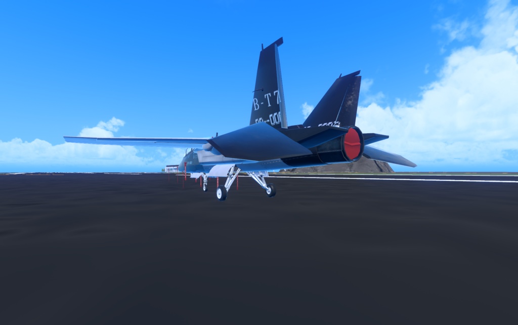 【VRChat想定】高等ジェット練習機 B-T7A【飛行可能3Dモデル】
