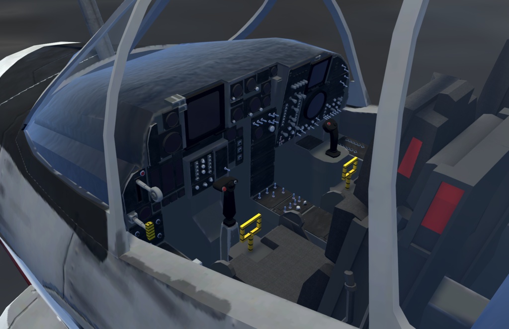 【VRChat想定】B-A6E【飛行可能3Dモデル】