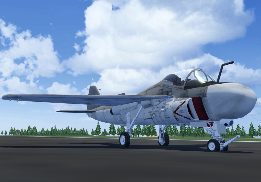 【VRChat想定】B-A6E【飛行可能3Dモデル】