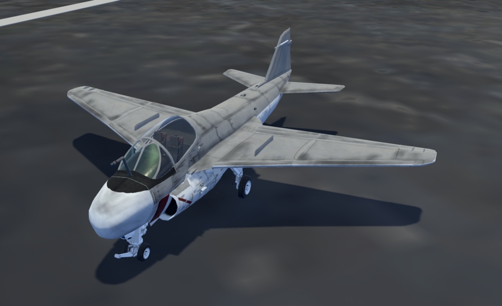 【VRChat想定】B-A6E【飛行可能3Dモデル】