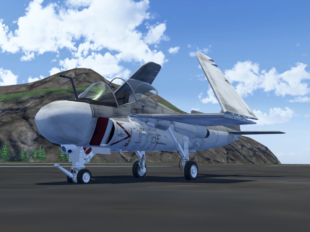 【VRChat想定】B-A6E【飛行可能3Dモデル】