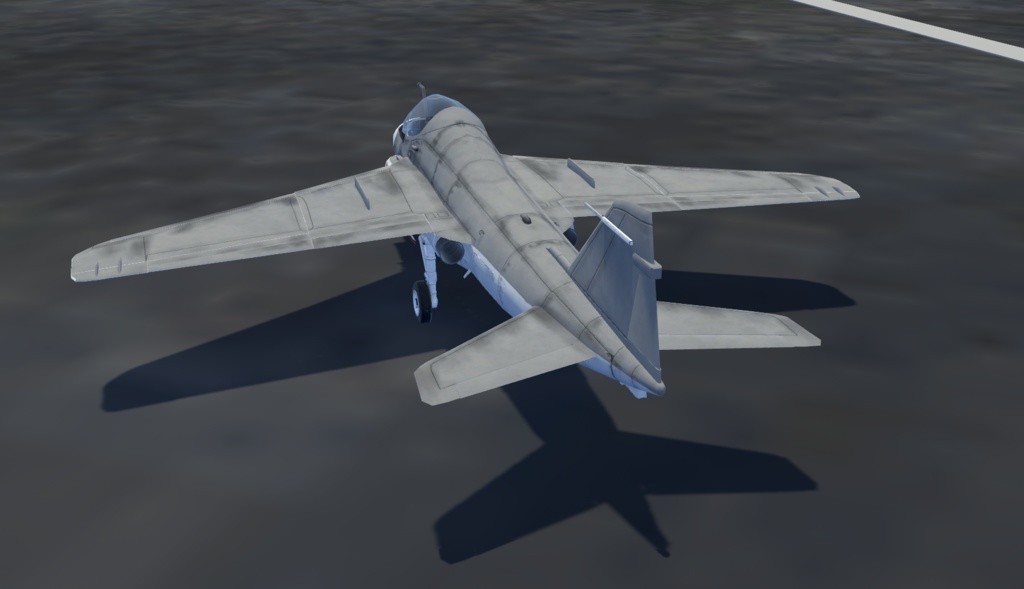 【VRChat想定】B-A6E【飛行可能3Dモデル】