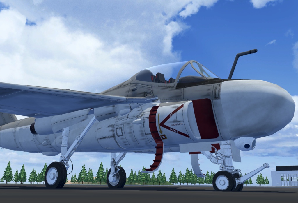 【VRChat想定】B-A6E【飛行可能3Dモデル】