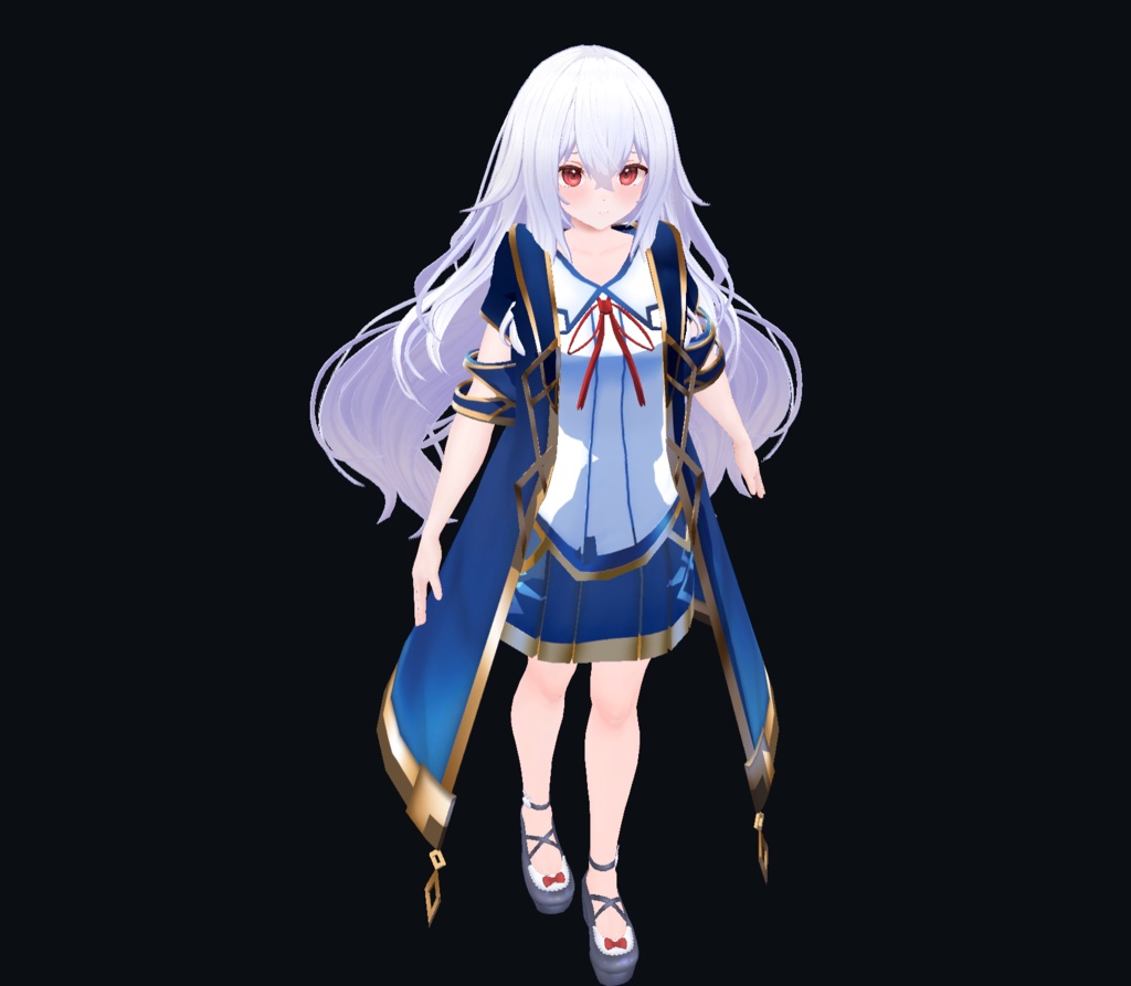 【20アバター、MA対応】魔法世界なファンタジーコート【VRChat想定 衣装3Dモデル】