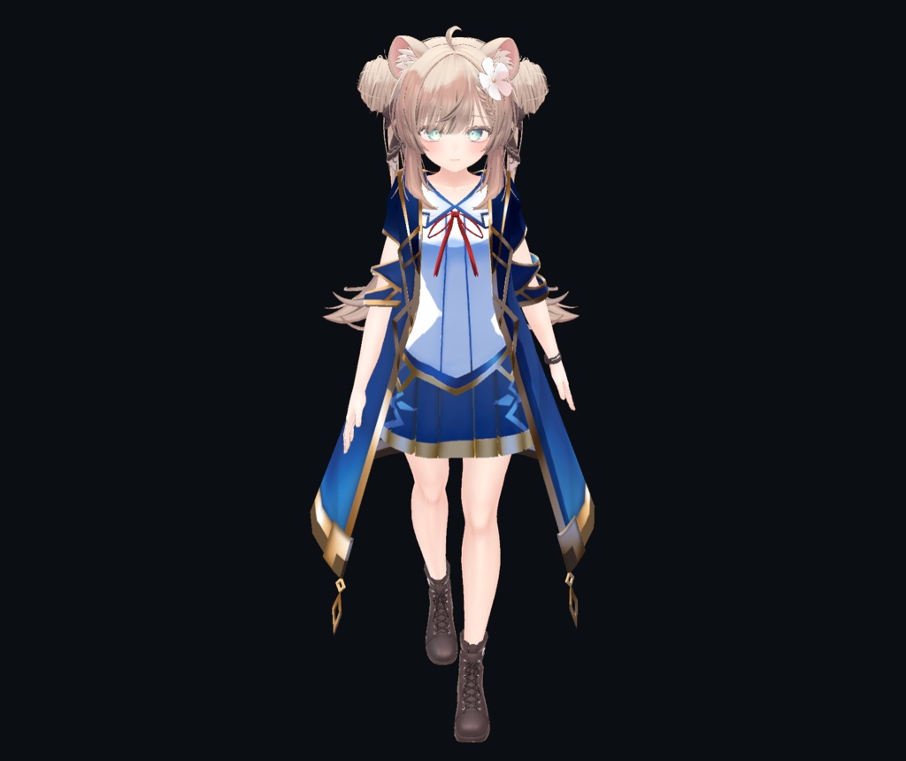 【20アバター、MA対応】魔法世界なファンタジーコート【VRChat想定 衣装3Dモデル】