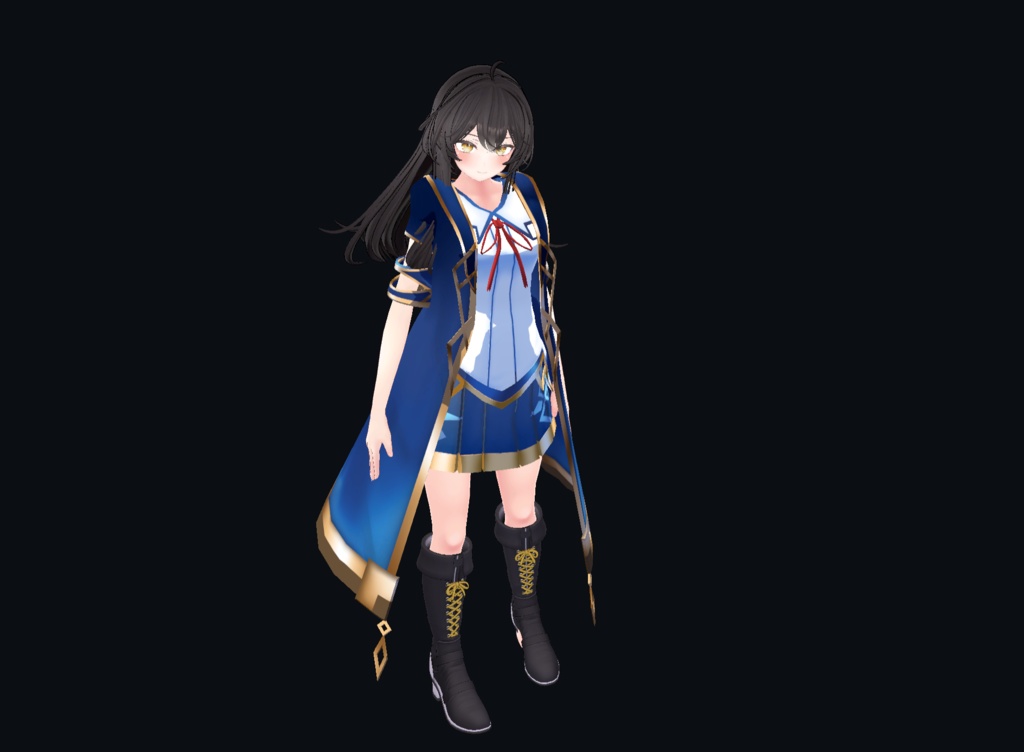 【20アバター、MA対応】魔法世界なファンタジーコート【VRChat想定 衣装3Dモデル】