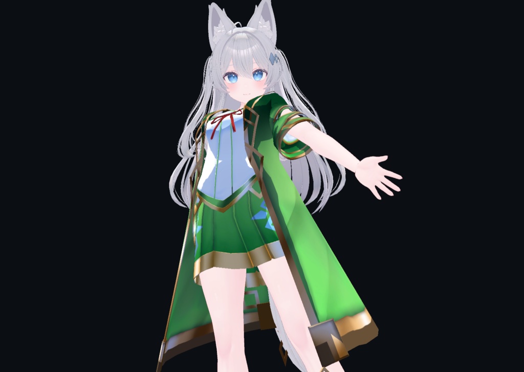 【20アバター、MA対応】魔法世界なファンタジーコート【VRChat想定 衣装3Dモデル】
