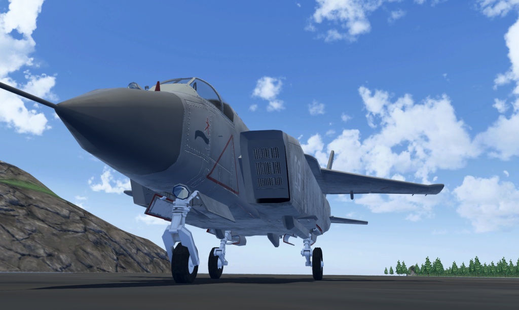 【VRChat想定】B-Yak141(VTOL)【飛行可能3Dモデル】