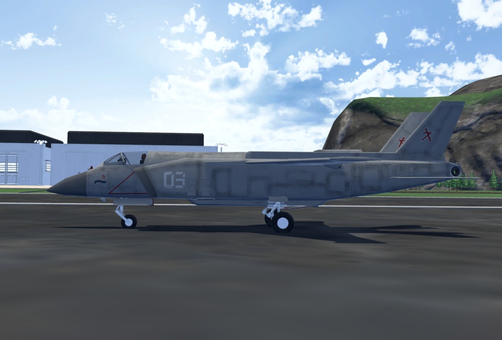 【VRChat想定】B-Yak141(VTOL)【飛行可能3Dモデル】