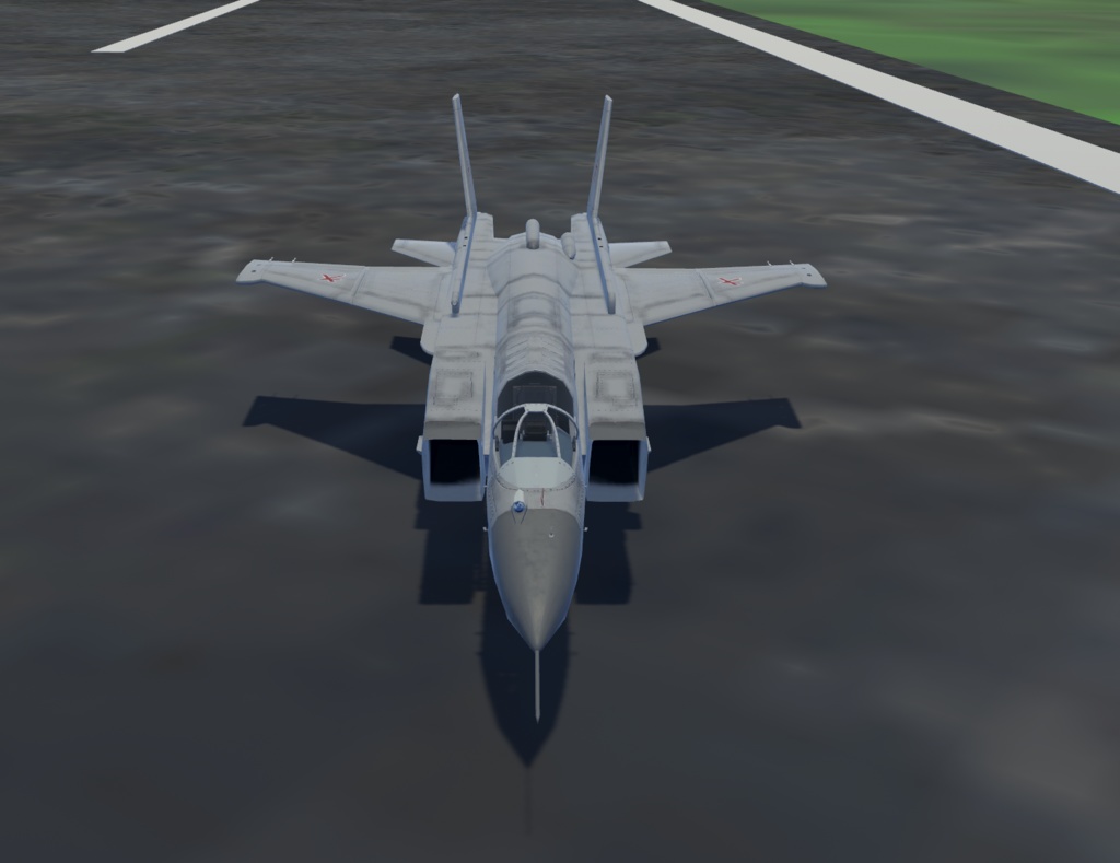 【VRChat想定】B-Yak141(VTOL)【飛行可能3Dモデル】