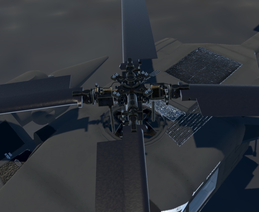【VRChat想定】B-UH60JA【飛行可能3Dモデル】