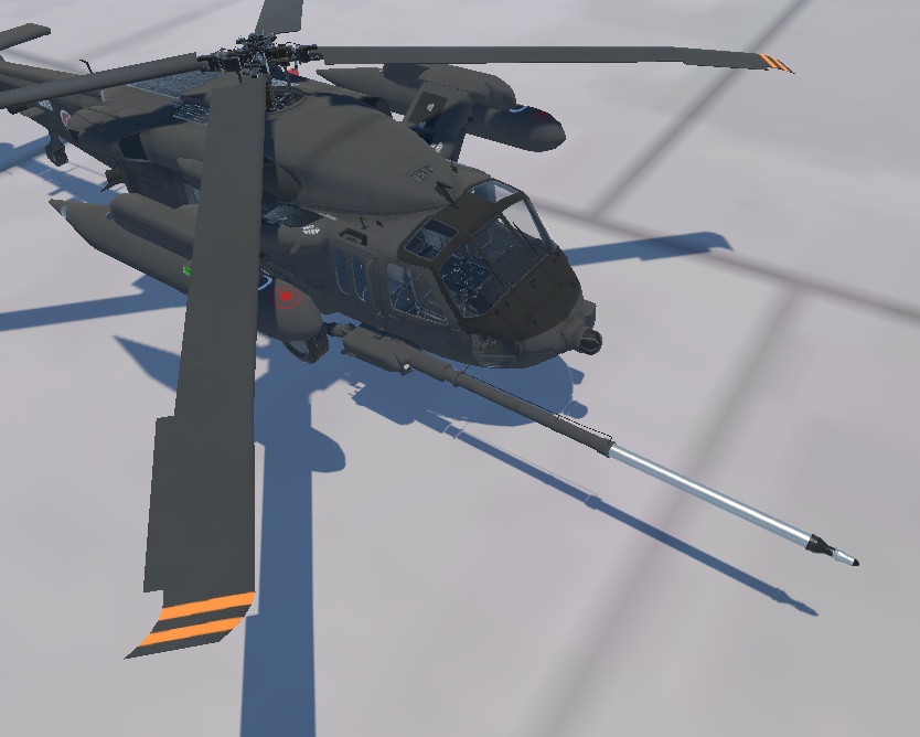 【VRChat想定】B-UH60JA【飛行可能3Dモデル】