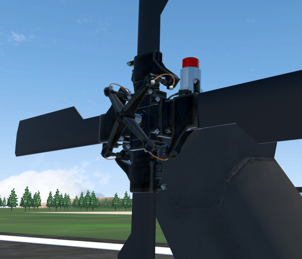 【VRChat想定】B-UH60JA【飛行可能3Dモデル】