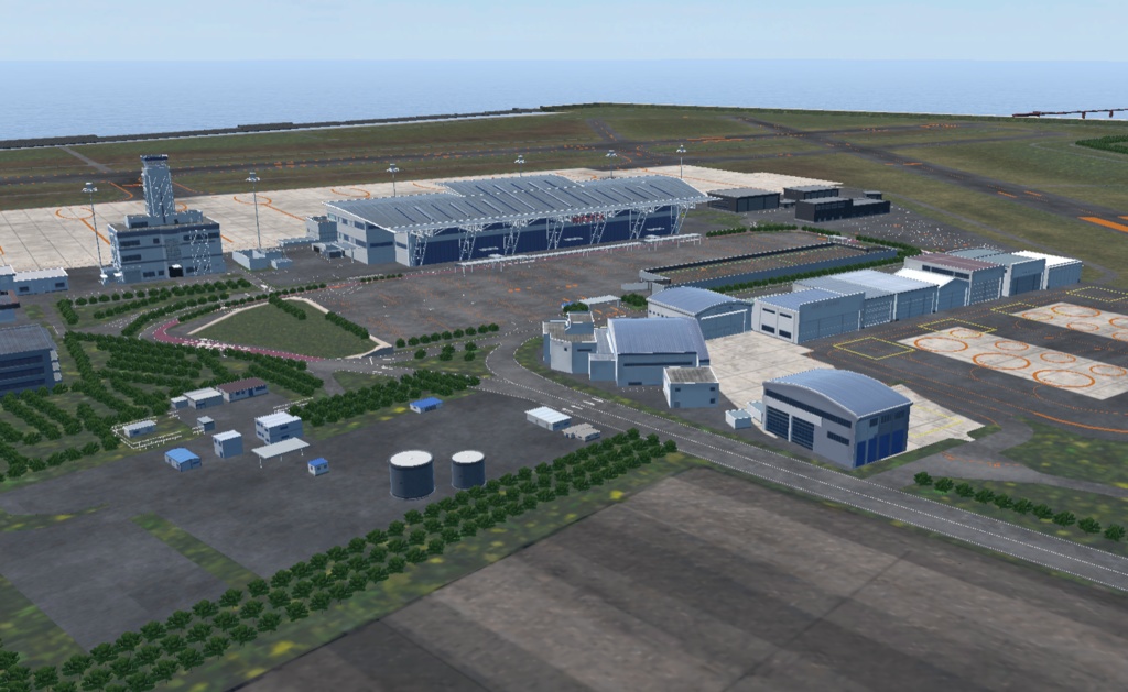 【VRChat想定】新潟空港【フライトワールド用空港3Dモデル】
