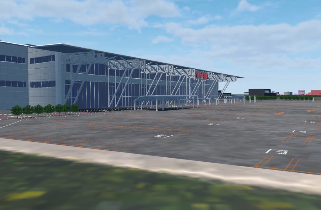 【VRChat想定】新潟空港【フライトワールド用空港3Dモデル】