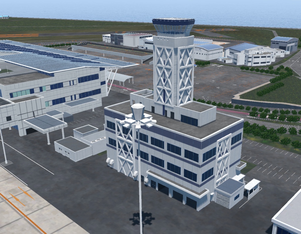 【VRChat想定】新潟空港【フライトワールド用空港3Dモデル】
