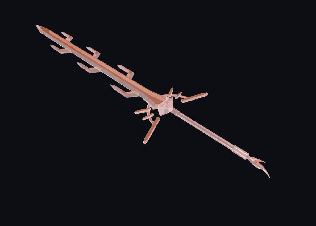 【VRChat想定MA対応】武器召喚魔法(和風)「Sorcery Weapon2」【3Dモデル、パーティクル】