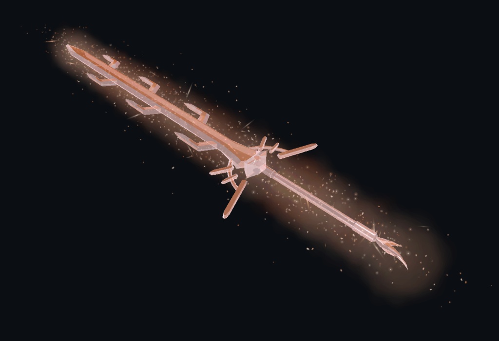 【VRChat想定MA対応】武器召喚魔法(和風)「Sorcery Weapon2」【3Dモデル、パーティクル】