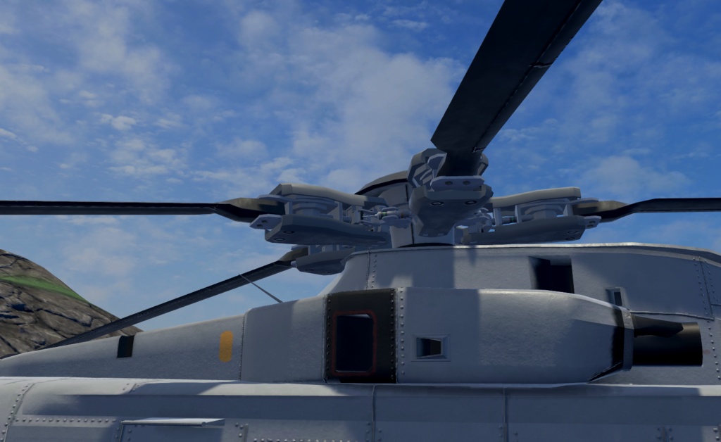 【VRChat想定】B-AW101【飛行可能3Dモデル】