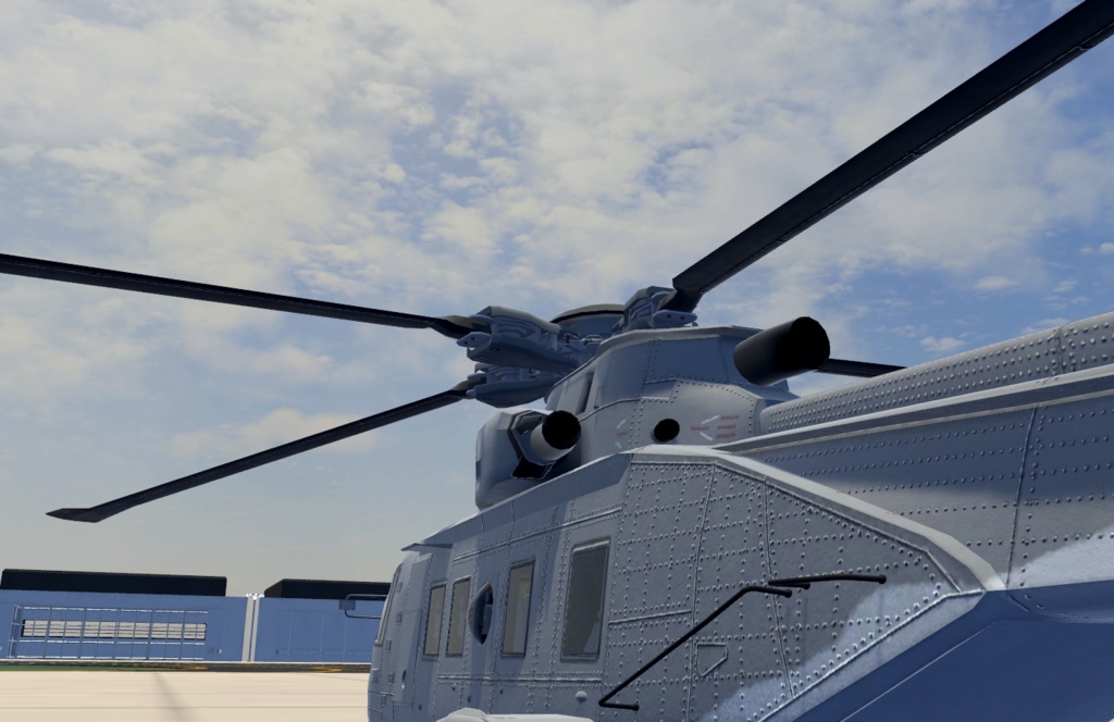 【VRChat想定】B-AW101【飛行可能3Dモデル】