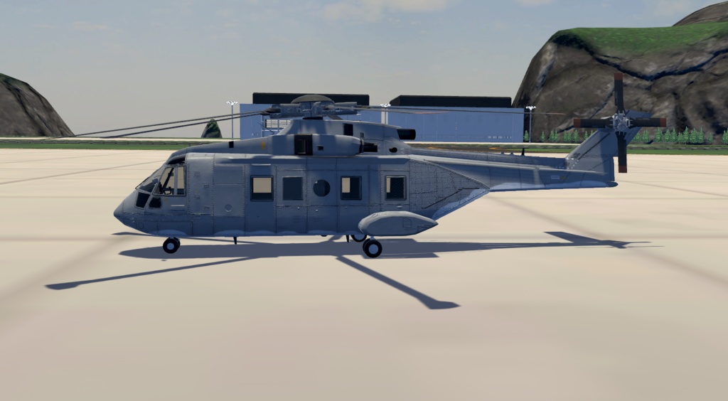 【VRChat想定】B-AW101【飛行可能3Dモデル】