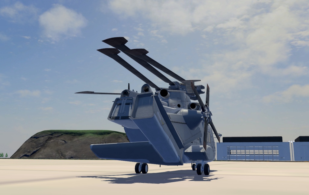 【VRChat想定】B-AW101【飛行可能3Dモデル】