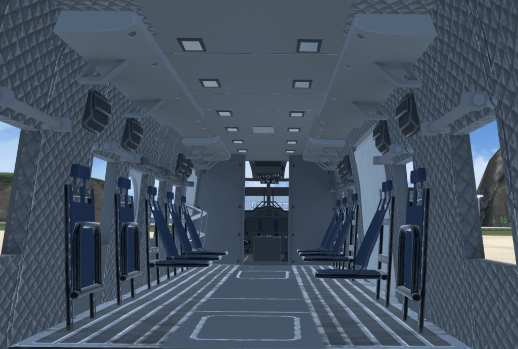 【VRChat想定】B-AW101【飛行可能3Dモデル】