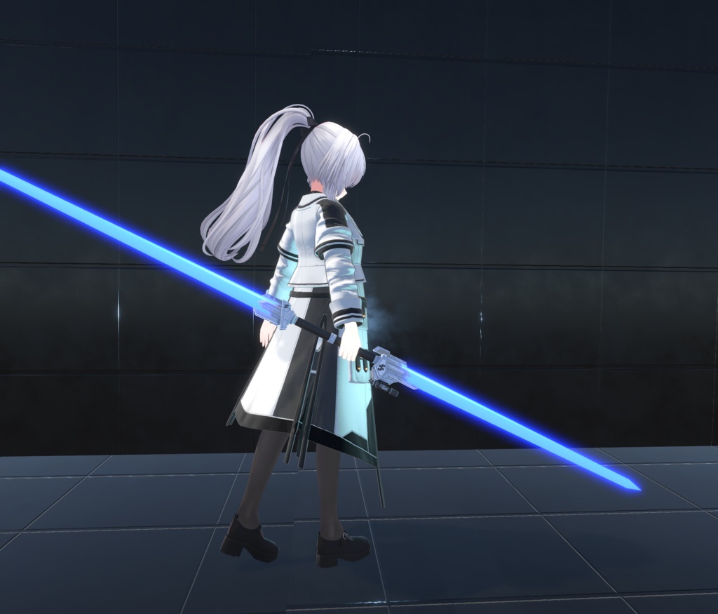 【20アバター、MA対応】SFチックな組織のコート【VRChat想定 衣装3Dモデル】