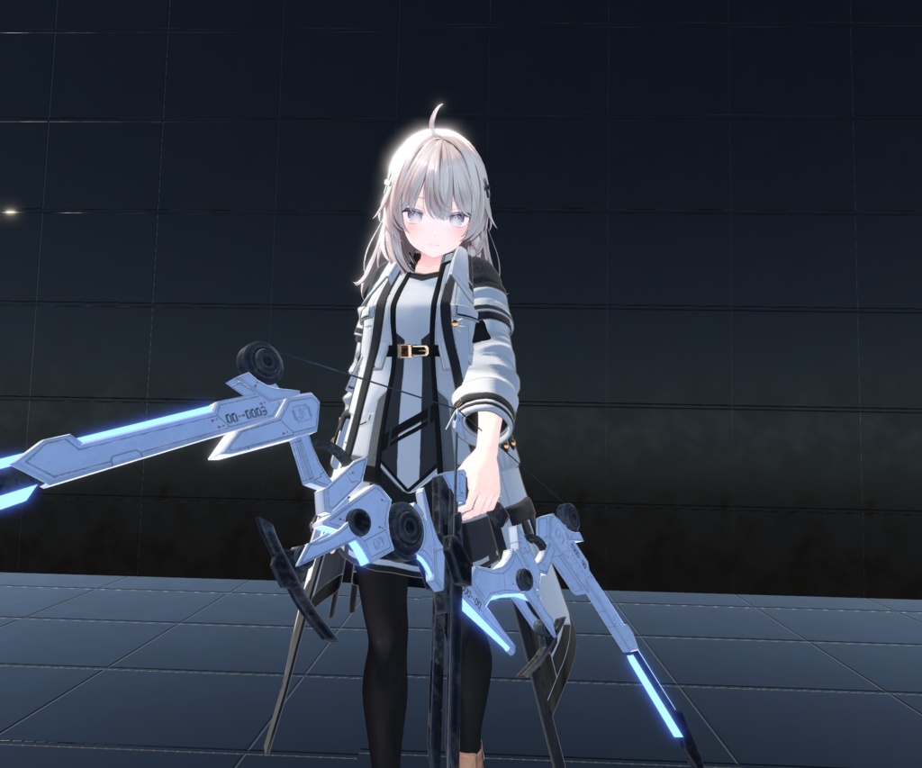 【20アバター、MA対応】SFチックな組織のコート【VRChat想定 衣装3Dモデル】