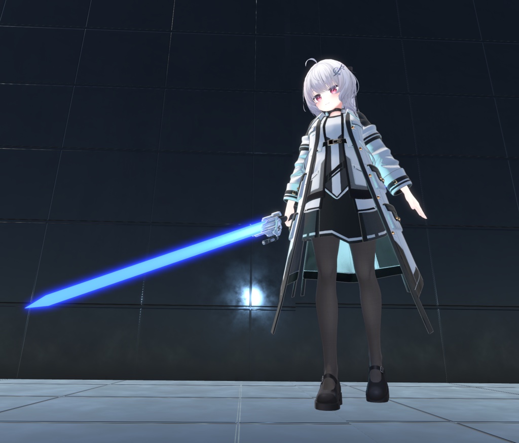 【20アバター、MA対応】SFチックな組織のコート【VRChat想定 衣装3Dモデル】