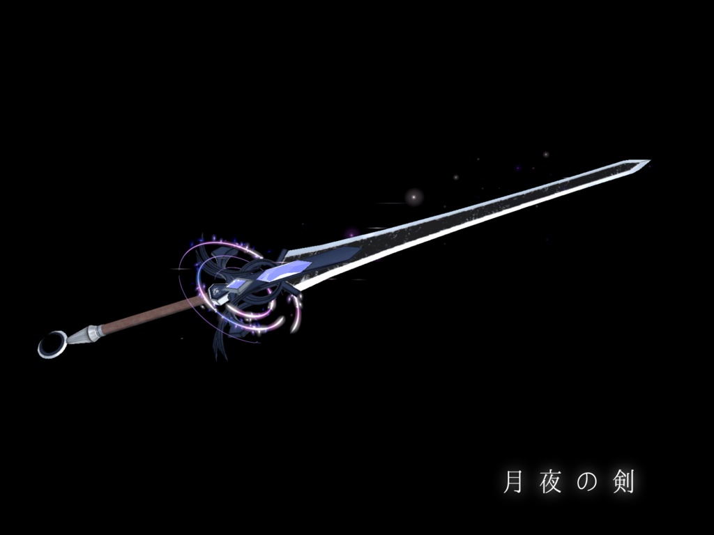 【VRChat想定一部MA対応】「闇夜」魔法使いの所持品セット (9点セット)【3Dモデル】