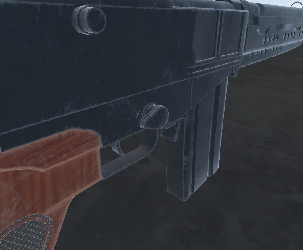 【VRChat想定】B-64式小銃 ワールドギミック【3Dモデル】