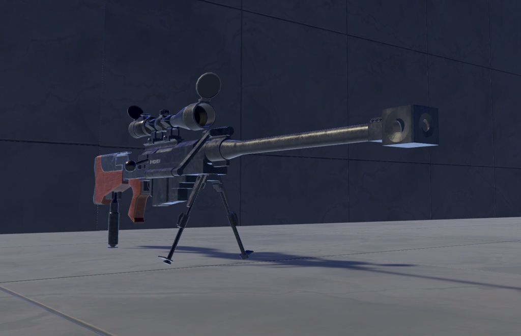 【VRChat想定】B-PGM HECATEⅡ(へカートⅡ) ワールドギミック【3Dモデル】