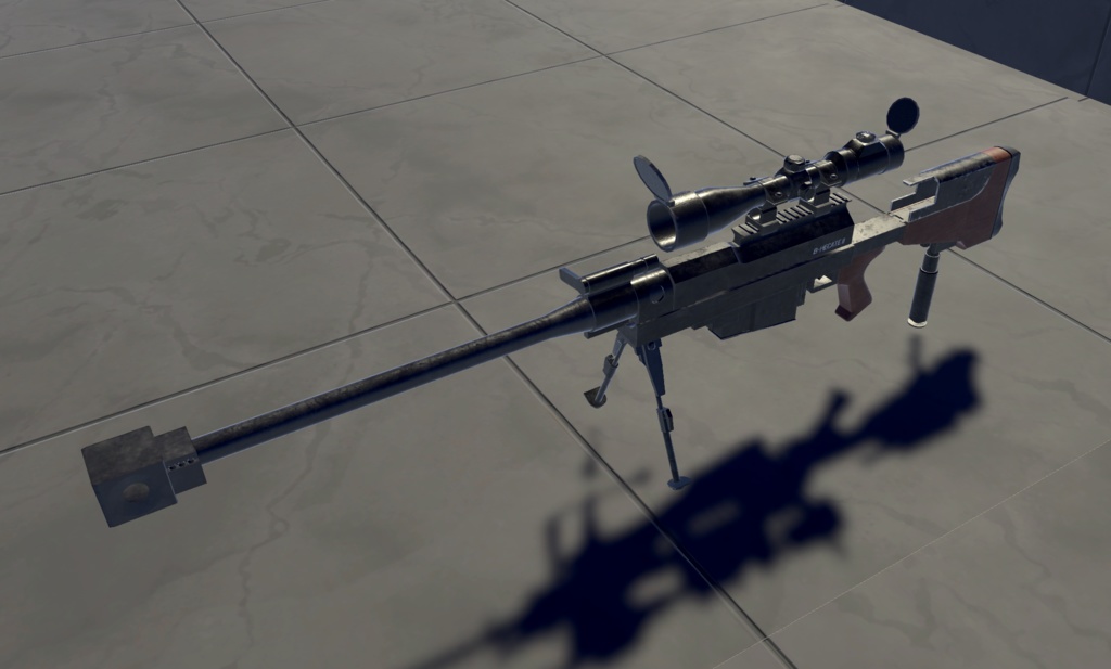 【VRChat想定】B-PGM HECATEⅡ(へカートⅡ) ワールドギミック【3Dモデル】