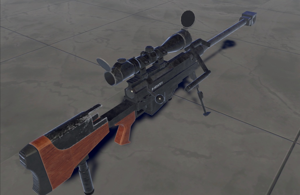 【VRChat想定】B-PGM HECATEⅡ(へカートⅡ) ワールドギミック【3Dモデル】