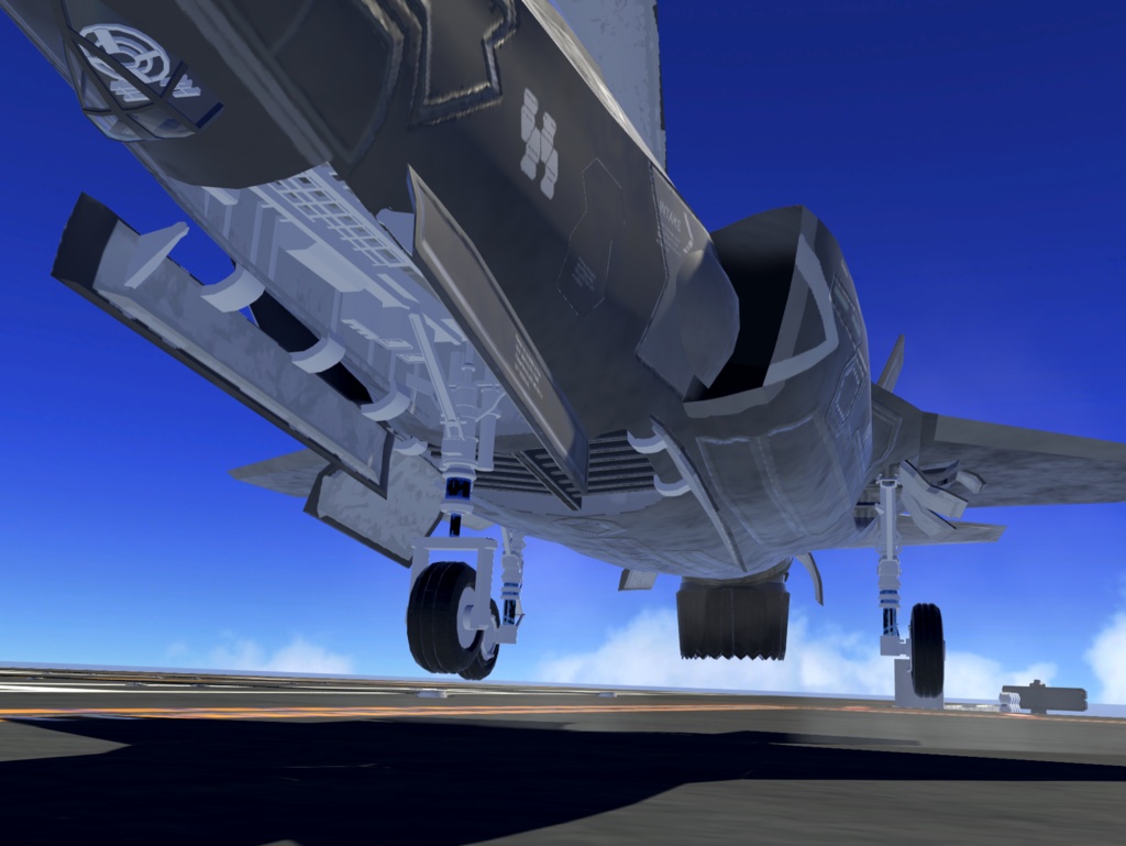 【VRChat想定】B-F35B【飛行可能モデル】