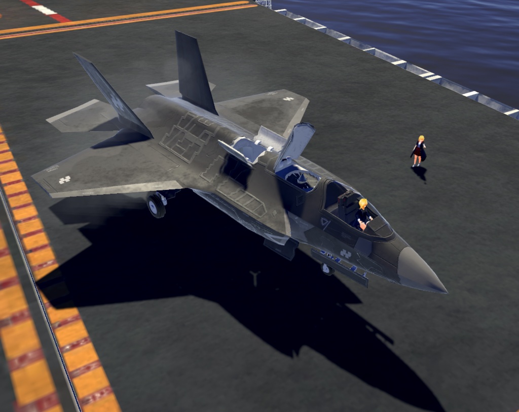 【VRChat想定】B-F35B【飛行可能モデル】