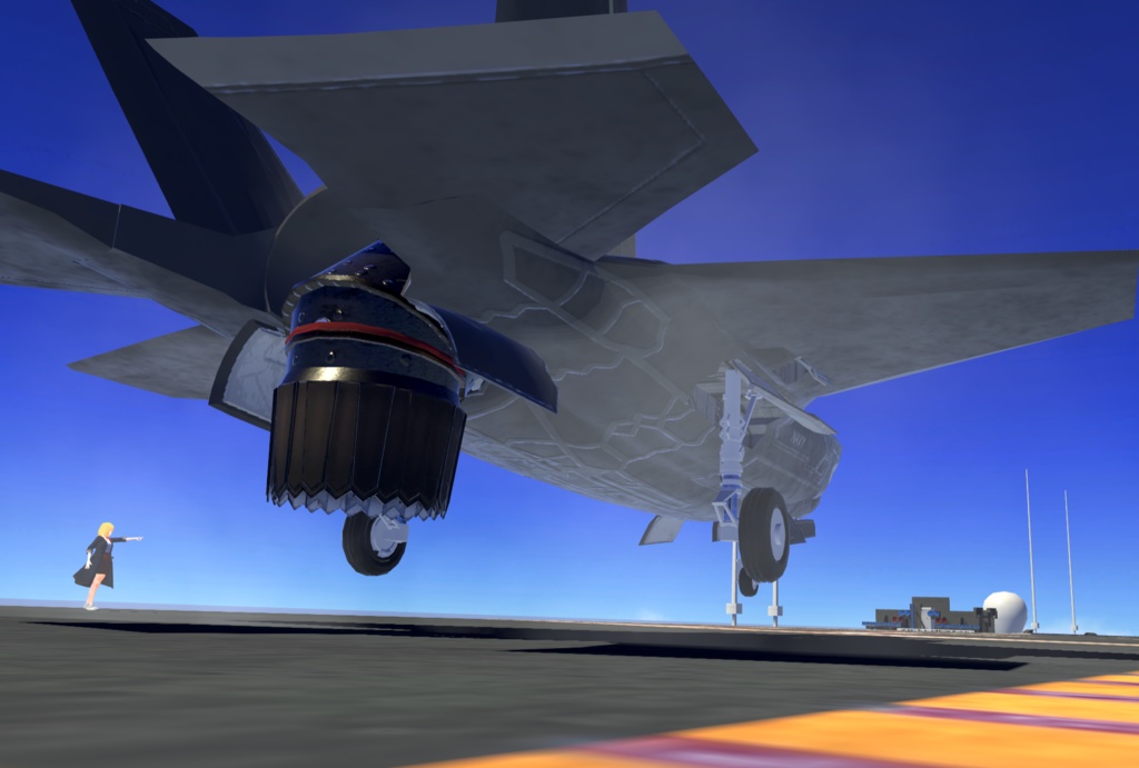 【VRChat想定】B-F35B【飛行可能モデル】