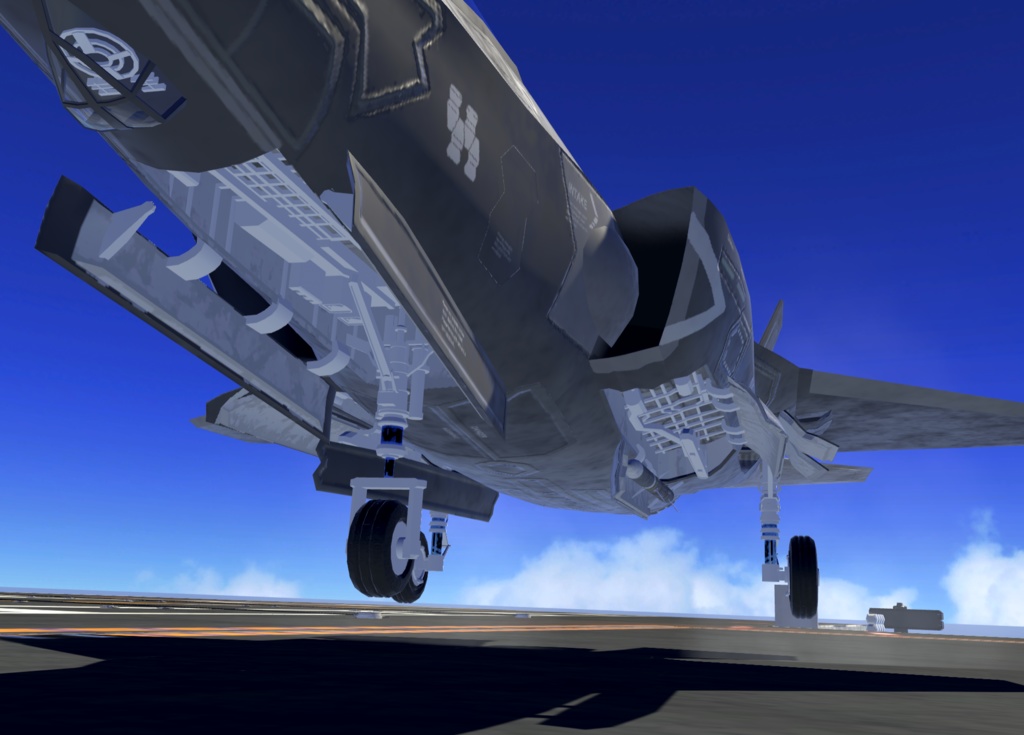 【VRChat想定】B-F35B【飛行可能モデル】