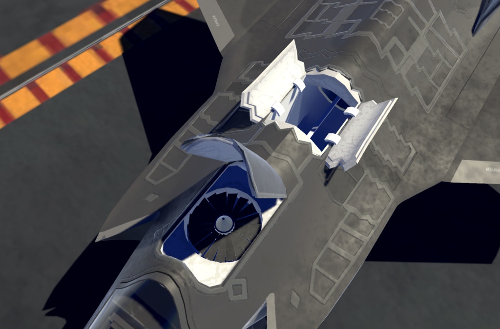 【VRChat想定】B-F35B【飛行可能モデル】