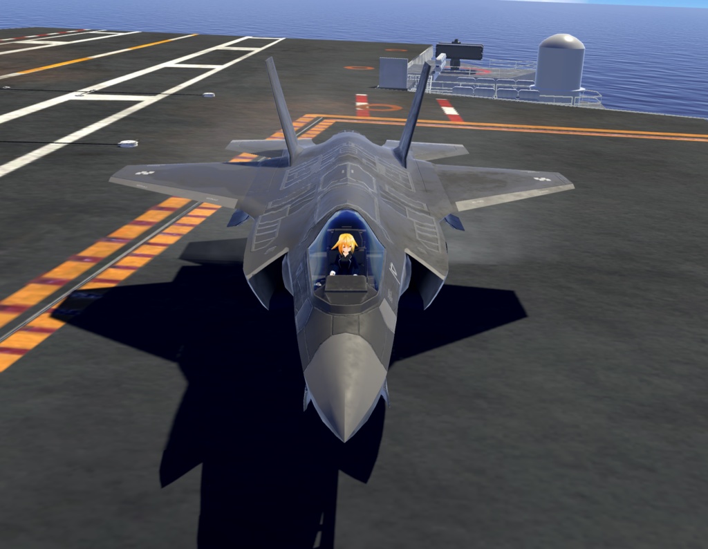【VRChat想定】B-F35B【飛行可能モデル】